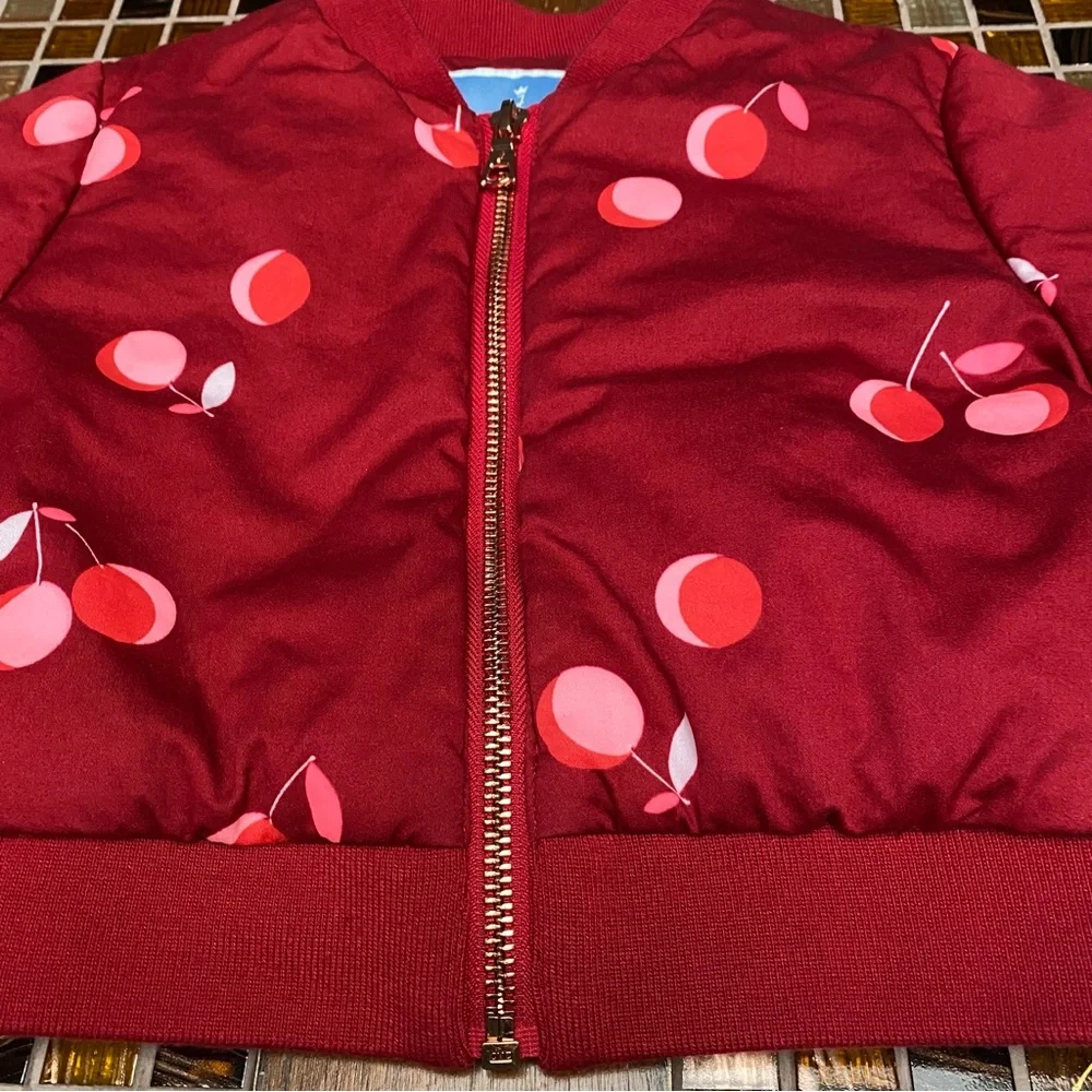 Jacadi Paris Cherry Print Bomber Jacket